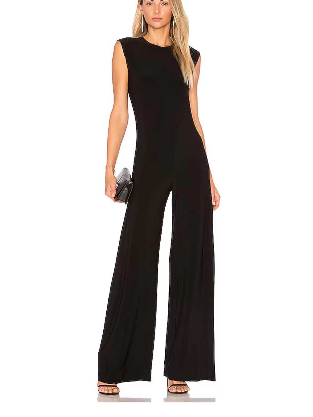 Norma Kamali Black Sleeveless Maxi Dress